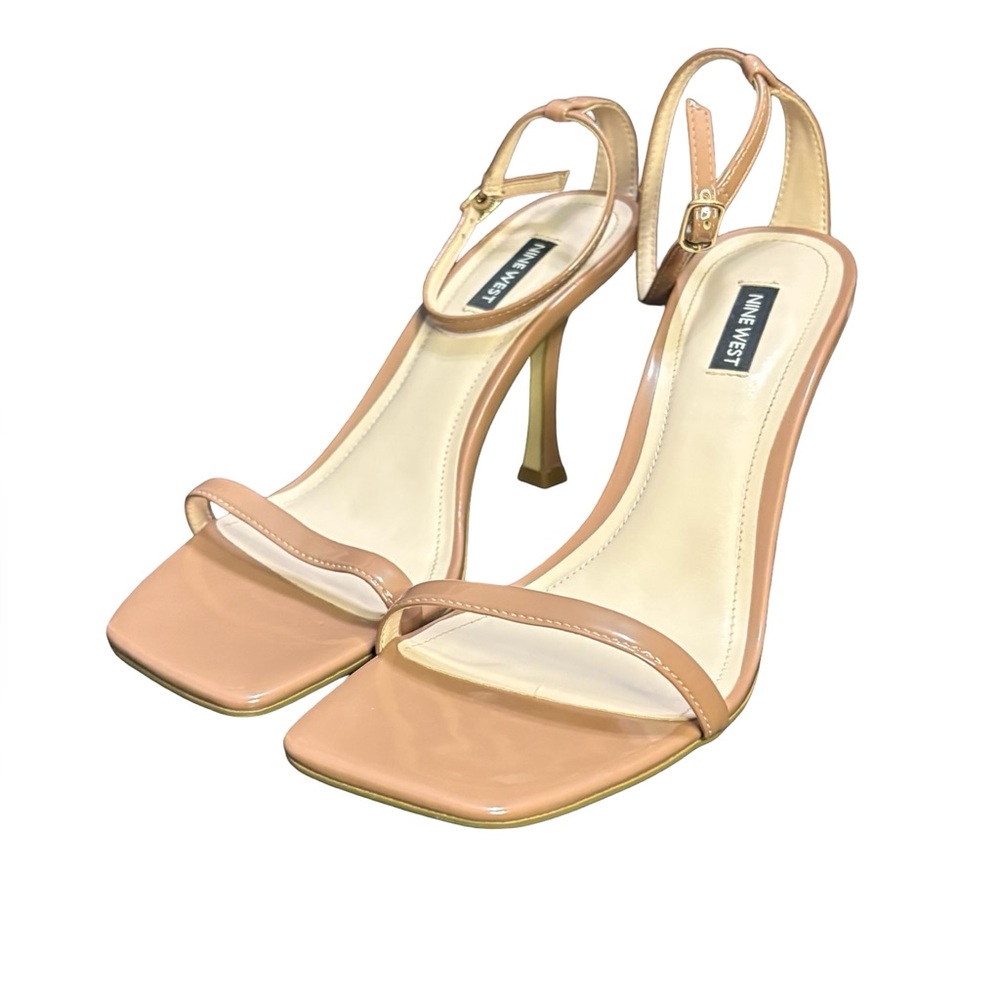 NEW Nine West Nude Strappy Heels